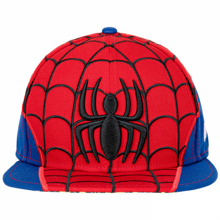 Spider-Man Peter Parker Character Armor New Era 59Fifty Fitted Hat - Limited Edition